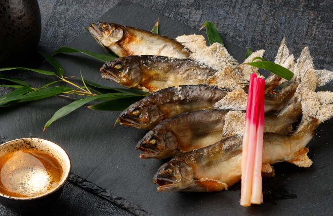 鮎の塩焼き